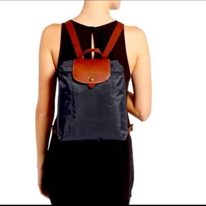 GREEN Longchamp Backpack